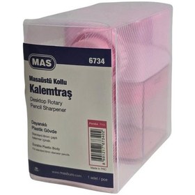 Resim Mas 6734 Masaüstü Kollu Kalemtraş - Pembe 