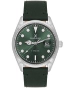 Resim Daniel Klein Dk.1.13836-2 Deri Kordonlu Suya Dayanıklı Takvim Göstergeli Fosforlu Kadran Yeşil Erkek 