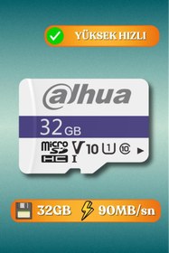 Resim Dahua C100 32GB MicroSDHC U1 Hafıza Kartı 