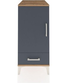 Resim Kronos Komodin 3 Raflı Tek Çekmeceli Tek Kapaklı 44x59x96 Çam... Çam 