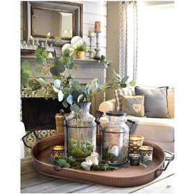 Resim The Mia Tepsi 66 X 32 CM - Bakır 