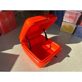 Resim Genel Markalar Motosiklet Servis Kurye Çantası Midi Box Turuncu 110 Litre 