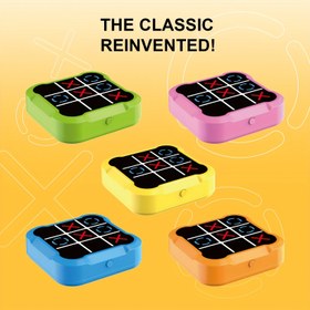Resim Mini El Oyun Cihazı, Gençler İçin IQ Bulmaca Oyuncak, Dörtü Bir Arada Tic-Tac-Toe Oyunu, STEM Bellek Eğitimi, Seyahat İçin Taşınabilir, Çocuklar Günü, Okul Sezonu (Piller Dahil Değildir) 