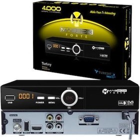 Resim MAGBOX FORTE HDMİ RCA FULL HD UYDU ALICISI TKGS'Lİ 