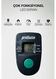 Resim Proforce Manyetik Eliptik Fitness Bisikleti Blackway Siyah 