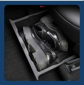 Resim Chuangyinshop Siyah Abs Koltuk Altı Saklama Organizeri Gizli Bölmeli Kaymaz Tabanlı 