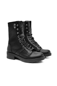 Resim Oxs Kadın / Kız Çizme OXW002300 FRANK 0023 MID D NYLON/LEATHER Black 