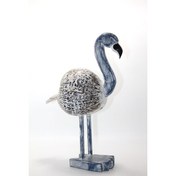 Resim Ahşap Flamingo Figürü 