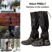 Resim 1 Çift Ayarlanabilir Bacak Korsesi - Erkek ve Kadınlar için Bacak Koruyucu - Avcılık, Dağcılık, Trekking & Balıkçılık İçin İdeal Outdoor Ekipmanları, Esnek Manşetler, Güçlendirilmiş Dikişler, Yüksek Performanslı Kumaş, Kar Koruma, Kış Sporları Severler 