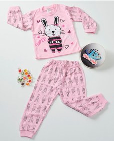 Resim Kids Tavşanlı Pijama Takımı Bebek 1/3 