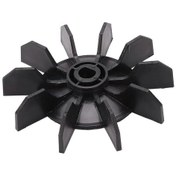 Resim Küçük Hava Kompresörü Fan Pervanesi, Hava Kompresörü Aksesuarları, Doğrudan Çevrimiçi Motor Pervanesi, Şaft 14 Mm Dış Çap 135 Mm 