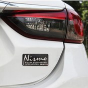 Resim Sones Araba Nismo Metal Alüminyum Alaşımlı Dekoratif Çıkartma 9 x 4.5 CM 