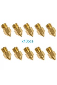 Resim Ventatek 10 Adet 3D Yazıcı Nozzle 0.4 mm 1.75mm 
