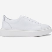 Resim Valmenti Erkek Hakiki Deri Beyaz Sneakers & Spor Ayakkabı 537 3444 Erk Ayk Y24 Beyaz Beyaz 