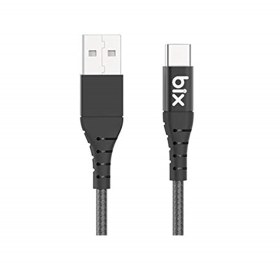 Resim Bix Bx-uc01c Usb Type-c Ultra Güçlendirilmiş Şarj Kablosu Siyah 