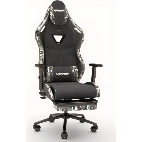 Resim Warrior Aragorn Kumaş Oyuncu Koltuğu - Kamuflaj - Ayak Uzatmalı Bilgisayar Sandalyesi - 1598B1401 