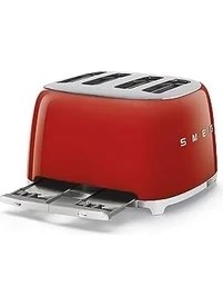 Resim Esmo Home Smeg TSF03RDEU Ekmek Kızartma Makinesi, Kırmızı 