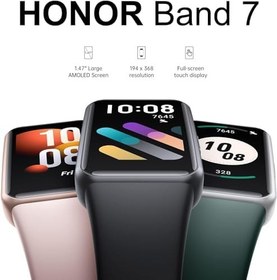 Resim HONOR Band 7 Akıllı Saat, 1.47 inç AMOLED, 96 Egzersiz Modu, 5 ATM Fitness İzleyici, Yeşil 