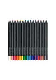 Resim 24 Renk Kuru Boya Black Edition 1 Paket 24 Lü Kuruboya Tam Boy Karton Kutu 