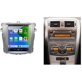 Resim Toyota Corolla Tesla 2007/2011 8gb Ram 64gb Hafıza Carplay Kamera Android Multimedya 12" 