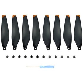Resim Pazly Djı Mavic Mini 3 Pro İçin 6030f Tipi Düşük Gürültülü Propeller, Gümüş Kenar, 4 Çift Paket, Uçak Kanat Aksesuarı 