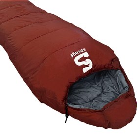 Resim Uyku Tulumu - Zenith - Bordo - Extreme -30C° - Savage YS-530 