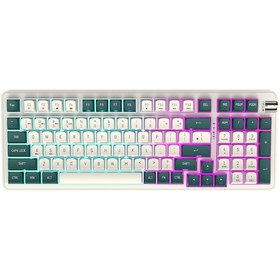 Resim Aıgo DF98 Interstellar Sarı Switch Mekanik Kablosuz Q Klavye 