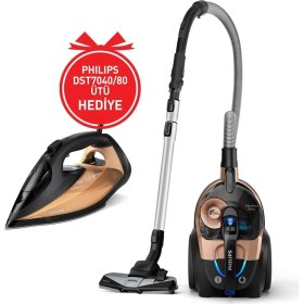 Resim Philips BXA0078/00, XB7151/07 Toz Torbasız Süpürge (DST7040/80 Ütü Hediyeli) 