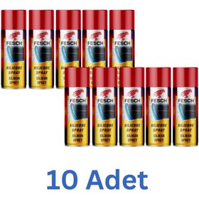 Resim Silikon Sprey - 400 ml, Kaydırıcı ve Koruyucu Bakım Spreyi - 10 ADET 