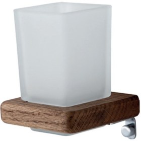 Resim Çelik Banyo Paslanmaz Pirinç Selvi Diş Fırçalık Ahşap 