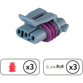 Resim Aptiv Map Sensör Soketi 3 Pin Kablosuz 