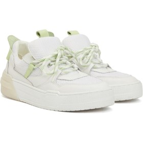 Resim Network Kırık Beyaz Kadın Deri Sneaker 