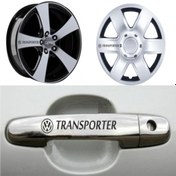 Resim Volkswagen Transporter Kapı Kolu Jant Sticker Yapıştırma 8 Ad 