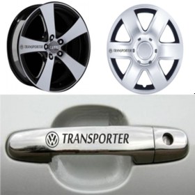 Resim Volkswagen Transporter Kapı Kolu Jant Sticker Yapıştırma 8 Ad 