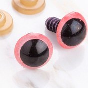 Resim Loren 12 mm Pembe 5 Çift Amigurumi Göz 