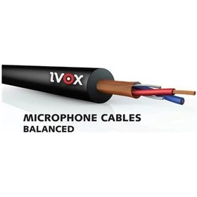 Resim İvox Vb 226 Ultimate 2x0,22 MM 1 M Siyah Mikrofon Kablosu 