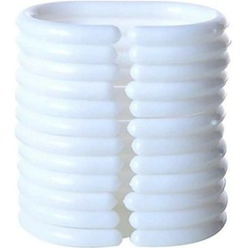 Resim Banyo Perdesi 1x120x200 Tek Kanat Duş Perdesi Halka Hediyeli 2110 Çok Renkli 