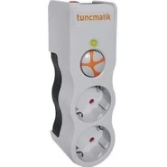 Resim Tunçmatik Enerji Koruma Prizi Powersurge 2'li Beyaz 525 Joule 