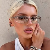 Resim 1 adet Kadın Retro Y2K Oval Gözlük - Metalik Çerçeve ile Gözlük Olmayan Gözlük, Günlük, Partiler, Ofis için Vintage Şık Gözlük - Hafif ve Dayanıklı Kadınlar için Gözlük Olmayan Gözlük, Parti Aksesuarları, Trend Çerçeveler, Yüksek Kaliteli Lensler, Dik Duruş, Moda Severler 