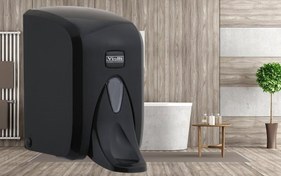 Resim Vialli F5mb Hazneli Medical Köpük Sabun Dispenseri 500 Ml Siyah 