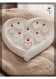 Resim Kırmızı Kalp Çerçeve,özel İsim Ve Tarih Yazılabilir, Sevgililer Günü, Doğum Günü, Yıldönümü Hediyesi 16x22cm 