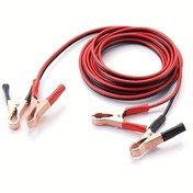 Resim 3 metre Ağır Hizmet Tipi Timsah Klipsli Uzatma Kablosu - Pil Şarjı ve Atış Başlatıcı için 12V-24V Güç Kablosu, 16 AWG, Kırmızı & Siyah Bakır Bağlantı Elemanları ile, Pil Dahil Değildir, Güç Kaynağı Uzantısı | Ağır Hizmet Tipi Kablo | Dayanıklı Kablo 