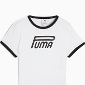 Resim FUTURE.PUMA.ARCHIVE GRAPHIC Kadın Dar Kesim Tişört 