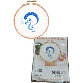 Resim Nakış Kitleri Kasnaklı 8.6 X 6 cm Deniz Atı 