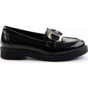 Resim Siyah Kadın Loafer Ayakkabı K01257067511 Çok Renkli 