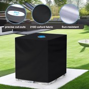 Resim 1 adet IBC Tote Kapağı, 275mm Polyester Su Tankı Koruyucu Kapağı 1000L Bahçe Yağmur Su Tankı için, Zararlı UV Işınlarını Önlemek İçin Güneşlik, Su Depolama Çözümü | Modern Estetik | Dayanıklı Su Geçirmezlik, Su Depolama Tankları 