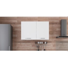 Resim Minar 110 Cm Mutfak Dolabı Beyaz 110-B1-Üst Modül Beyaz 