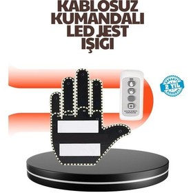 Resim Bfs Araç İçin Eğlenceli Led El İşareti Işığı Çok Renkli 