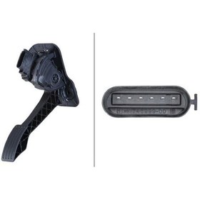 Resim HELLA 6PV010946-211 Gaz Pedalı Komple Transit V347 06-11 Bm Oem Montaj Üründür 