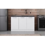 Resim Minar 135 Cm Mutfak Dolabı Beyaz 135-B1-Alt Modül Beyaz 